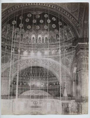 Muhammed-Ali-Moschee (Alabastermoschee), Kairo: Ansicht, Innenraum, Kuppel