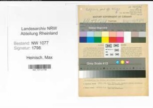 Entnazifizierung Max Heinisch , geb. 06.02.1904 (Polizist)
