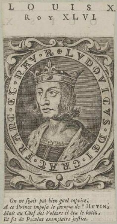 Bildnis von Louis X., König von Frankreich