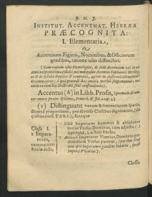 Praecognita