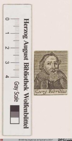 Bildnis Georg Fabricius (eig. Schmied)