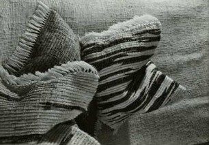 Kissenbezüge u. Decke, Handweberei Gertrud Wolschke, 1953