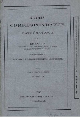 Décembre 1879.
