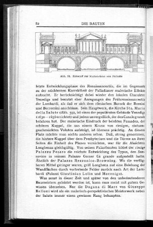 Abb. 58. Entwurf zur Rialtobrücke von Palladio