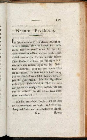 Neunte Erzählung.