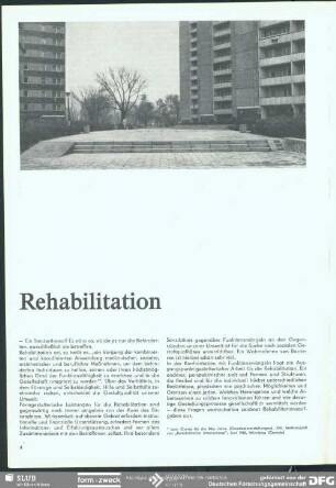 Rehabilitation : Rehabilitation