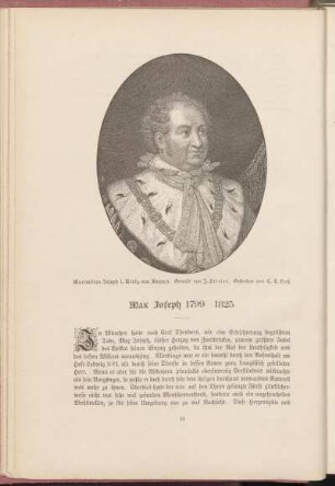 Max Joseph 1799-1825