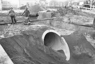 Renovierung der Brücke über den Pfinzentlastungskanal (Pfinzwerkkanal) in der Alten Weingartener Straße in Durlach