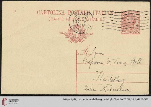 Brief von Fritz Saxl an Franz Boll