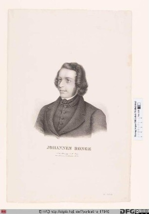 Bildnis Johannes Ronge