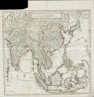 Carte des Indes et de la Chine