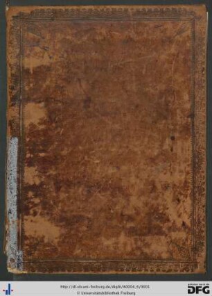 Liber statutorum academiae friburgensis brisgoiae anno domini MDCXVIII. Statutenbuch der Universität Freiburg