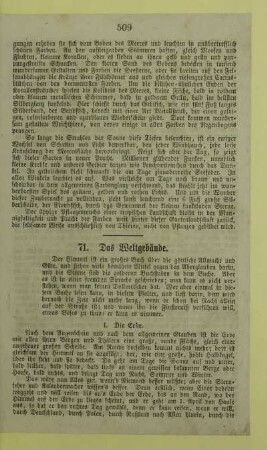 71. Das Weltgebäude