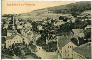 Großpostwitz. Blick auf Großpostwitz