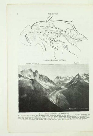 Mer de Glace ("Eismeer") am Montblanc