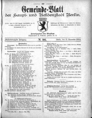 1904,46: No. 46, 13. November 1904