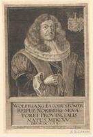 Wolff Jacob (II.) Pömer, Ratsherr und Landpfleger; geb. 1615; gest. 1670