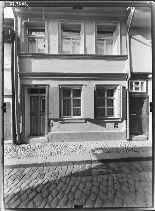 Quedlinburg, Kramerstraße 6. Wohnhaus. Straßenfront
