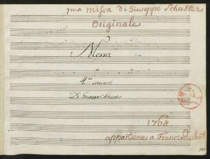 Messen; V (4), Coro, orch; d-Moll