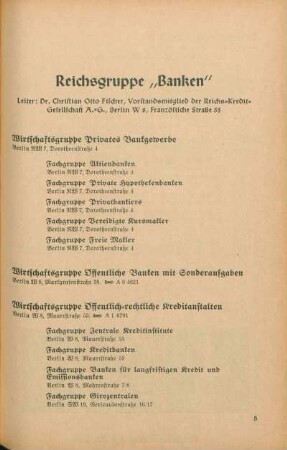 Reichsgruppe "Banken"