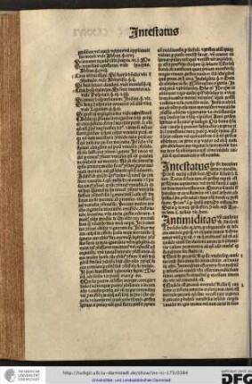 Intestatus quis dicitur decedere quattuor modis, primo si nullum testamentum fecit...