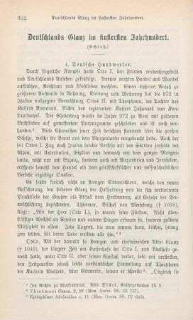302-315 Deutschlands Glanz im finstersten Jahrhundert : Schluß