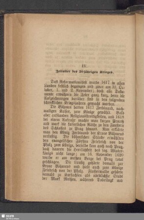 IV. Zeitalter des 30jährigen Krieges