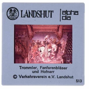 Landshut, Rathaus,Löfftz, Seitz, Spieß, Wandgemälde im Landshuter Rathaussaal : Wandbilder des Prunksaals