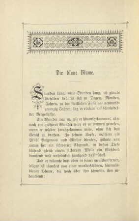 Die blaue Blume