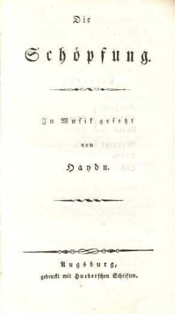 Die Schöpfung