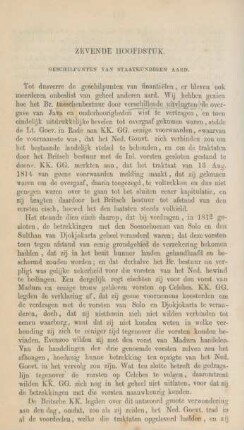 Zevende hoofdstuk. Geschilpunten van staatenkunddigen aard