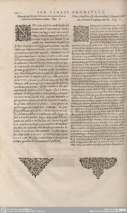 Nona propositione del mettere in opera alcune colonne con buono ordine. Cap. L.