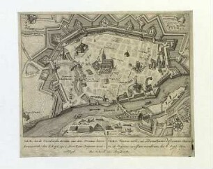 Ulm aus der Vogelschau 1702
