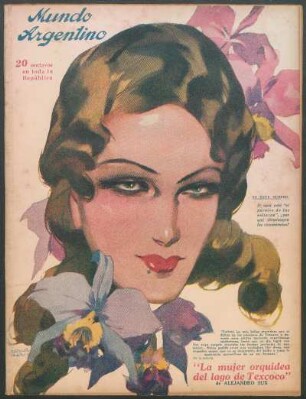 "La mujer orquídea del lago de Texcoco" [Dibujo]