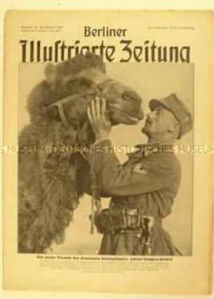 Wochenzeitschrift "Berliner Illustrierte Zeitung" u.a. mit Berichten über die deutsche Verwundetenversorgung und den neuen japanischen Ministerpräsidenten