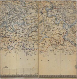 Topographische Karte des Regierungsbezirks Düsseldorf, Blatt 6 Düsseldorf