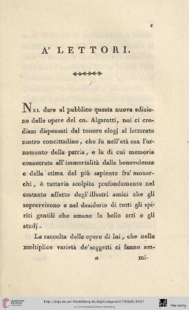 A' Lettori