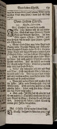 Vom Leiden Christi.