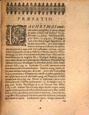 Discursus Academicus Theoretico Practicus De Lachrymis Jesu Christi Salvatoris Mundi
