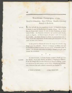 Troisième Campagne, 1758. Reprise de Schweidnitz. Siége d'Ollmutz. Bataille de Zorndorf. Surprise de Hochkirch.