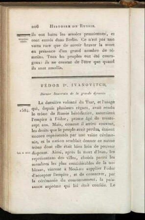 Fédor Ier. Ivanovitch,[...]