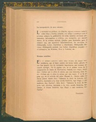 Erratas notables
