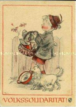 Postkarte der Volkssolidarität