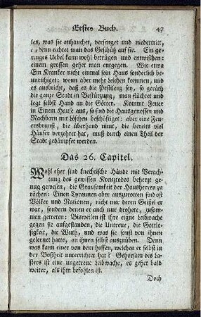 Das 26. Capitel