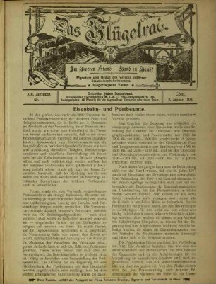 Das Flügelrad / 13. Jahrgang 1909