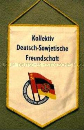 Wimpel der Gesellschaft für Deutsch-Sowjetische Freundschaft