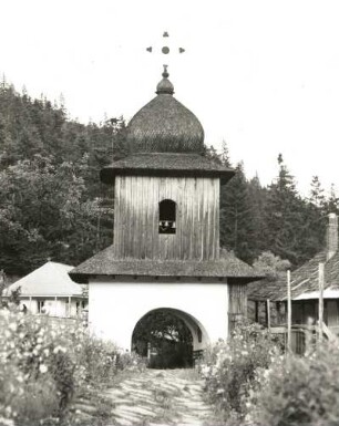 Agapia, Rumänien. Kloster Alt-Agapia (1585)
