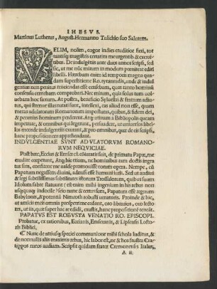 Papatus Est Robusta Venatio Ro. Episcopi.