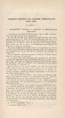 Algemeen overzigt der indische administratie over 1836