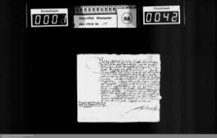 . 1600: Oktober-November 1600